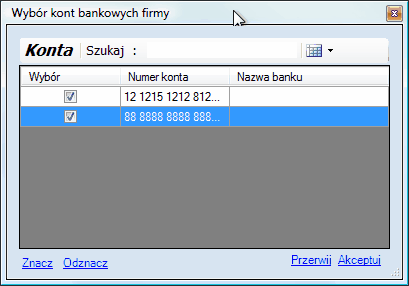 ZUS ZBA_okno_wyboru_kont_bankowych